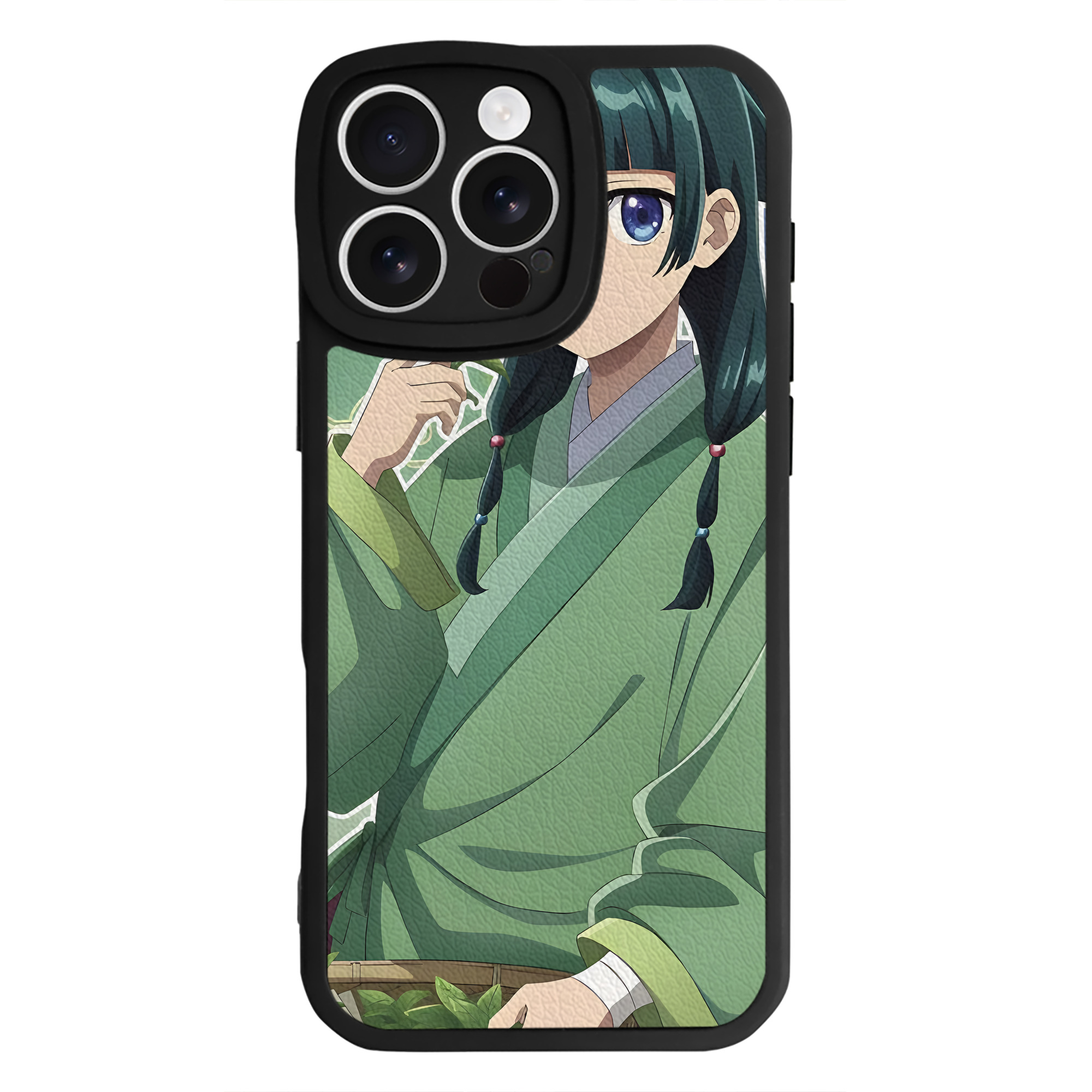 （画像用） 薬屋のひとりごと The Apothecary Diaries 【iPhone 16シリーズ対応】シリコンスマホケース（レザー調） 材質：シリコン
